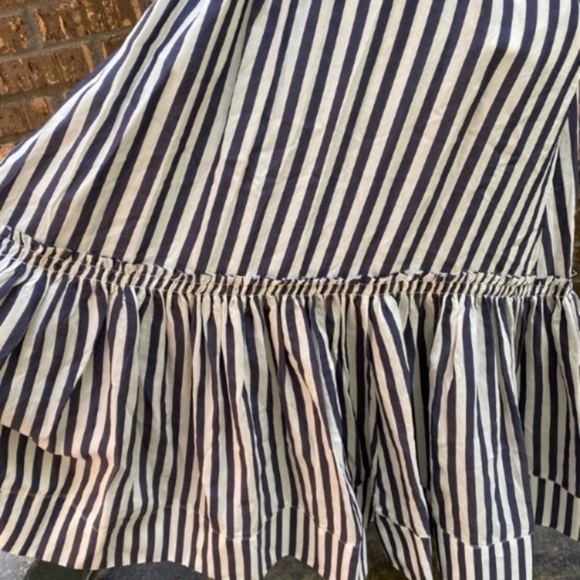 La Ligne Lottie flutter sleeve midi Dress Ivory Small Vacation family photos - Picture 4 of 15